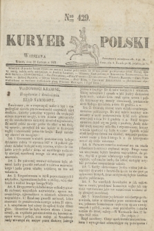 Kuryer Polski. 1831, Nro 429 (22 lutego)