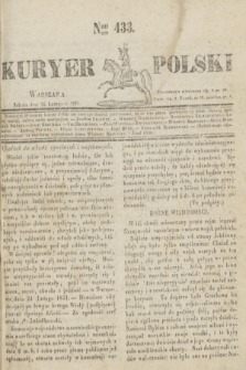 Kuryer Polski. 1831, Nro 433 (26 lutego)