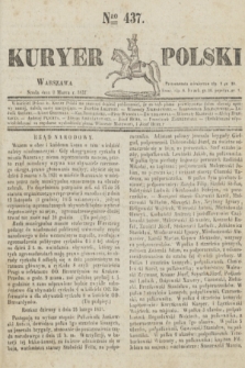 Kuryer Polski. 1831, Nro 437 (2 marca)