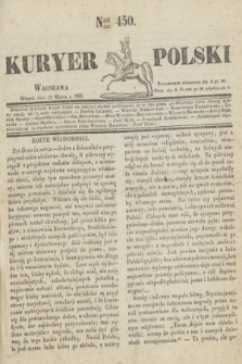 Kuryer Polski. 1831, Nro 450 (15 marca)