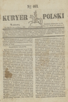 Kuryer Polski. 1831, Nro 463 (28 marca)