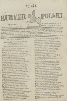 Kuryer Polski. 1831, Nro 472 (7 kwietnia)