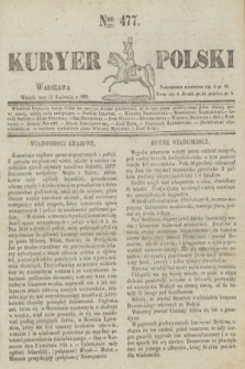 Kuryer Polski. 1831, Nro 477 (12 kwietnia)