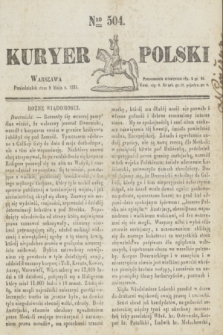 Kuryer Polski. 1831, Nro 504 (9 maja)