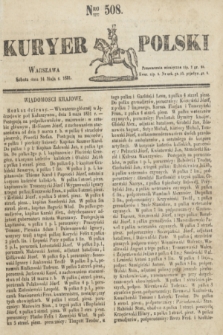 Kuryer Polski. 1831, Nro 508 (14 maja)