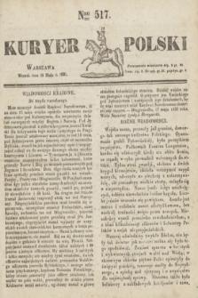 Kuryer Polski. 1831, Nro 517 (24 maja)