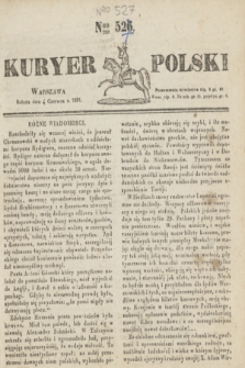 Kuryer Polski. 1831, Nro 526 [i.e. 527] (4 czerwca)