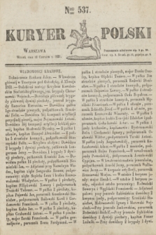 Kuryer Polski. 1831, Nro 537 (14 czerwca)