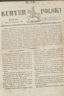 Kuryer Polski. 1831, Nro 548 (25 czerwca)