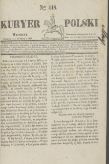 Kuryer Polski. 1831, Nro 448 (13 marca)
