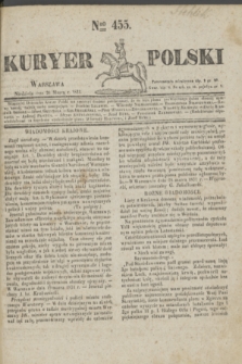 Kuryer Polski. 1831, Nro 455 (20 marca)