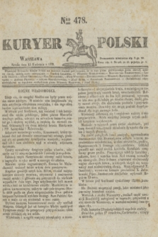Kuryer Polski. 1831, Nro 478 (13 kwietnia)