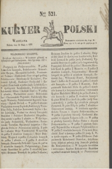 Kuryer Polski. 1831, Nro 521 (28 maja)