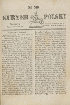 Kuryer Polski. 1831, Nro 560 (8 lipca)