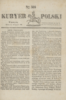 Kuryer Polski. 1831, Nro 568 (16 lipca)