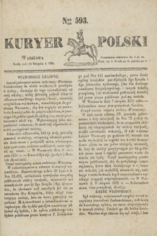 Kuryer Polski. 1831, Nro 593 (10 sierpnia)