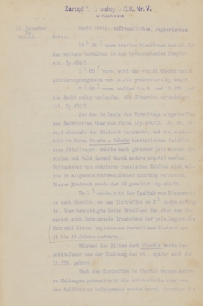 „K. u. k. 1. Korpskommando. Tagebuch Nr 1-3 über Ereignisse im Felde vom 23. Juli 1914 bis 23. Mai 1915” T. 2, 15 November 1914 – 14 Februar 1915 r.