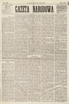 Gazeta Narodowa. 1873, nr 161