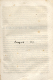 Czas Dodatek Miesięczny. R.2, T.7, [z. 20] (sierpień 1857)