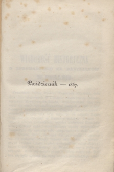 Czas Dodatek Miesięczny. R.2, T.8, [z. 22] (październik 1857)