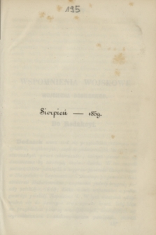 Czas Dodatek Miesięczny. R.4, T.15, [z. 44] (sierpień 1859)