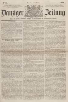 Danziger Zeitung : Organ für Handel, Schiffahrt, Industrie und Landwirtschaft im Stromgebiet der Weichsel. 1858, No. 111 (7 October)