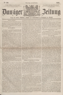 Danziger Zeitung : Organ für Handel, Schiffahrt, Industrie und Landwirtschaft im Stromgebiet der Weichsel. 1858, No. 123 (21 October)