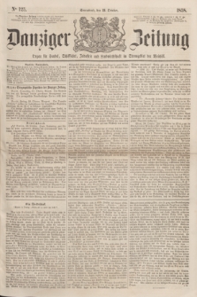 Danziger Zeitung : Organ für Handel, Schiffahrt, Industrie und Landwirtschaft im Stromgebiet der Weichsel. 1858, No. 125 (23 October)