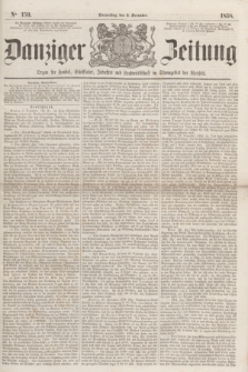 Danziger Zeitung : Organ für Handel, Schiffahrt, Industrie und Landwirtschaft im Stromgebiet der Weichsel. 1858, No. 159 (2 December)