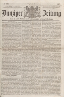 Danziger Zeitung : Organ für Handel, Schiffahrt, Industrie und Landwirtschaft im Stromgebiet der Weichsel. 1858, No. 166 (10 December)