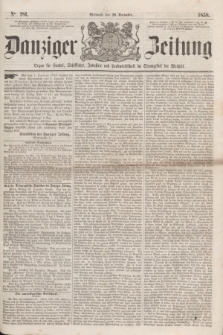 Danziger Zeitung : Organ für Handel, Schiffahrt, Industrie und Landwirtschaft im Stromgebiet der Weichsel. 1858, No. 181 (29 December)
