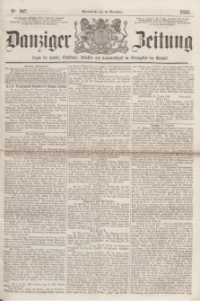Danziger Zeitung : Organ für Handel, Schiffahrt, Industrie und Landwirtschaft im Stromgebiet der Weichsel. 1858, No. 167 (11 December)