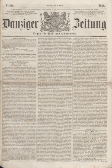Danziger Zeitung : Organ für West- und Ostpreußen. 1859, No. 266 (8 April)