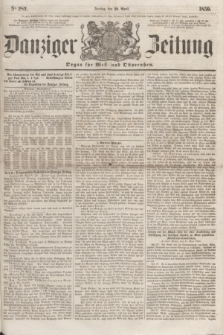 Danziger Zeitung : Organ für West- und Ostpreußen. 1859, No. 282 (29 April)