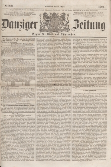 Danziger Zeitung : Organ für West- und Ostpreußen. 1859, No. 283 (30 April)