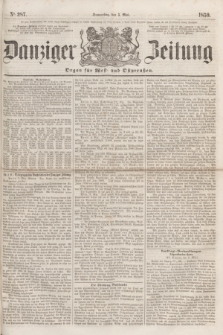 Danziger Zeitung : Organ für West- und Ostpreußen. 1859, No. 287 (5 Mai)