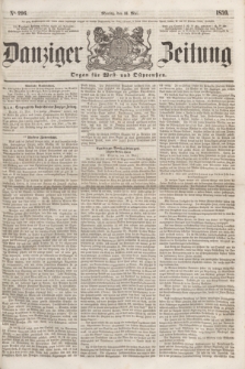 Danziger Zeitung : Organ für West- und Ostpreußen. 1859, No. 296 (16 Mai)