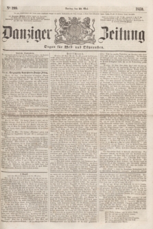 Danziger Zeitung : Organ für West- und Ostpreußen. 1859, No. 299 (20 Mai)