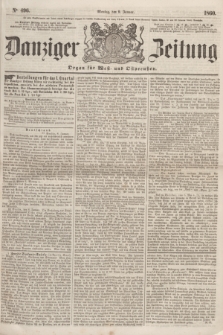 Danziger Zeitung : Organ für West- und Ostpreußen. 1860, No. 496 (9 Januar)