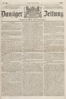 Danziger Zeitung : Organ für West- und Ostpreußen. 1860, No. 497 (10 Januar)