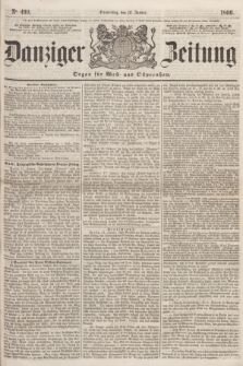 Danziger Zeitung : Organ für West- und Ostpreußen. 1860, No. 499 (12 Januar)