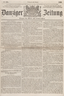 Danziger Zeitung : Organ für West- und Ostpreußen. 1860, No. 506 (20 Januar)