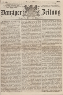 Danziger Zeitung : Organ für West- und Ostpreußen. 1860, No. 520 (6 Februar)