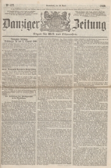 Danziger Zeitung : Organ für West- und Ostpreußen. 1860, No. 577 (14 April) + dod.