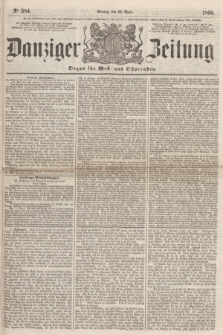 Danziger Zeitung : Organ für West- und Ostpreußen. 1860, No. 584 (23 April) + dod.