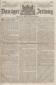 Danziger Zeitung : Organ für West- und Ostpreußen. 1860, No. 591 (1 Mai)