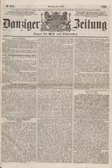 Danziger Zeitung : Organ für West- und Ostpreußen. 1860, No. 647 (9 Juli)
