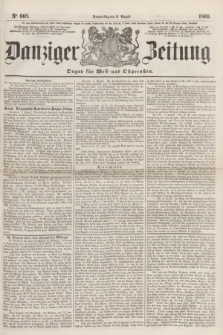 Danziger Zeitung : Organ für West- und Ostpreußen. 1860, No. 668 (2 August)