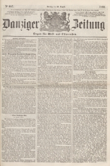 Danziger Zeitung : Organ für West- und Ostpreußen. 1860, No. 687 (24 August)