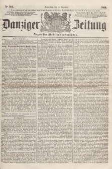 Danziger Zeitung : Organ für West- und Ostpreußen. 1860, No. 704 (13 September)
